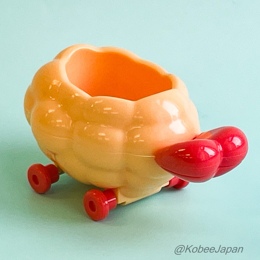 Juguete cápsula: carrito de camarones fritos dorado Ebifurai