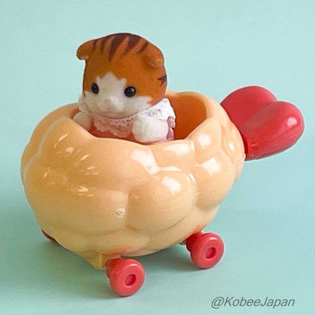 Capsule Toy Fried Shrimp Cart Golden Brown Ebifurai