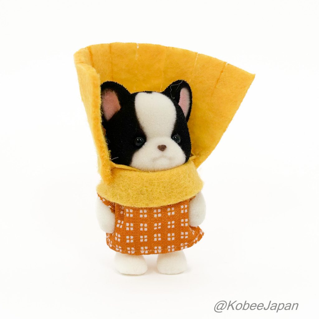 Delicious Parade Series French Bulldog Baby Familymart 2024 Sylvanian Families Calico Critters