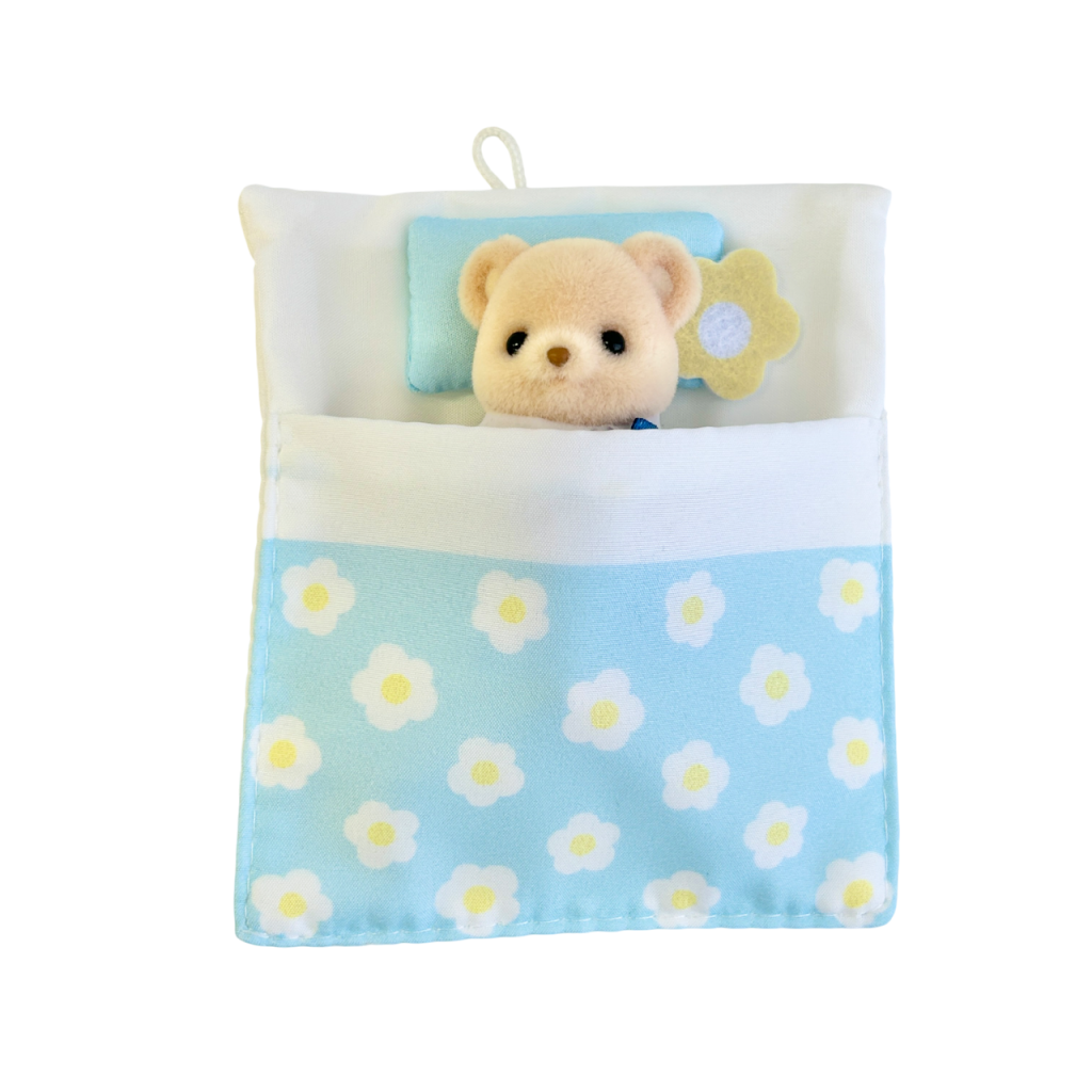 Pochette pour poupée futon Fleur Bleue Seria
