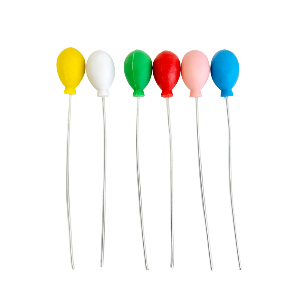 6-Color Round Balloon Set