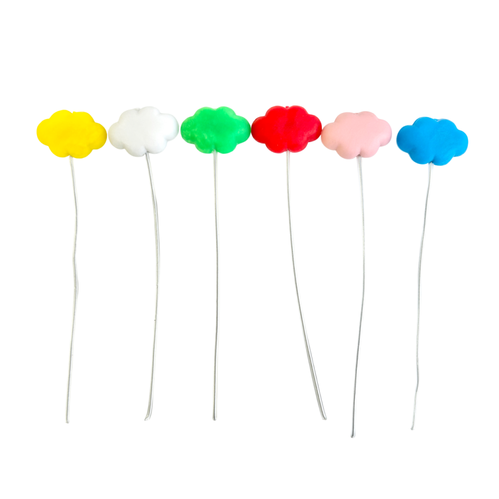 Set de globos nube de 6 colores