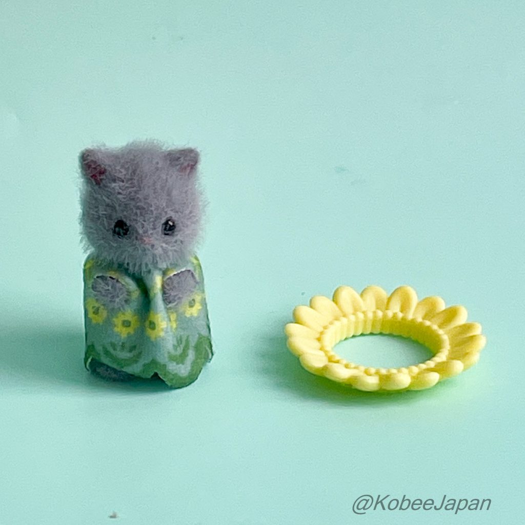 Fairy Forest Friends Series Secret Persian Cat Grey 2025 Sylvanian Families Calico Critters