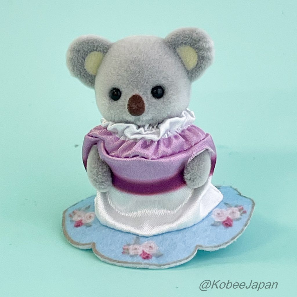 Doki Doki Collection Baby Tea Time Koala Baby Blueberry Cake 2025 Sylvanian Families Calico Critters