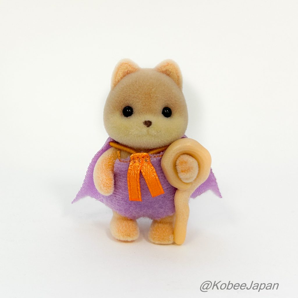 Magical Baby Series Caramel Dog Baby With Wizard Wand Sylvanian Families Calico Critters