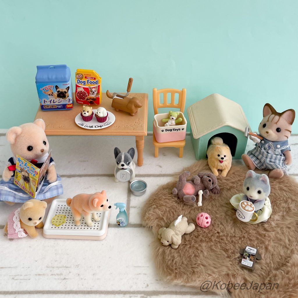 Life with Dogs All 8 type set 2025 Re-ment