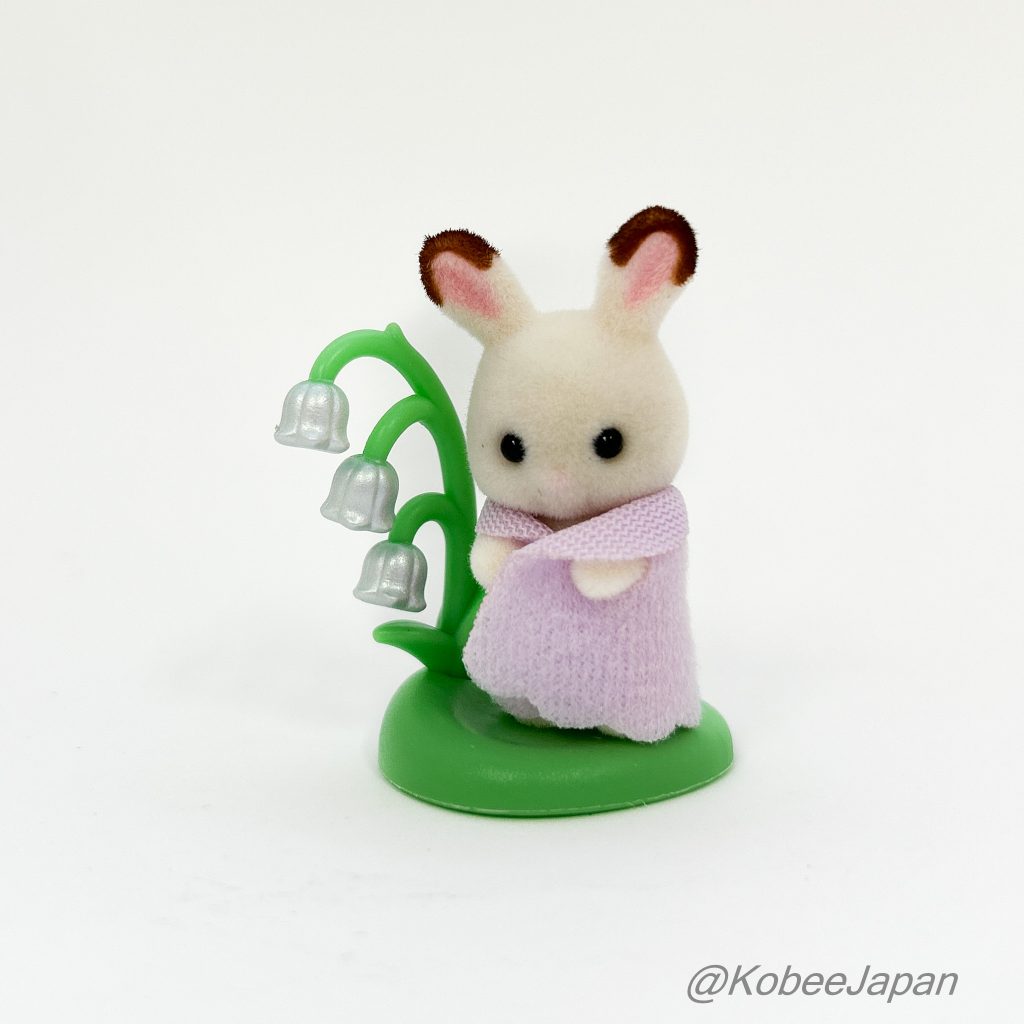 Lets Play in the Forest Series Chocolate Rabbit Little Baby 2023 Sylvanian Families Calico Critters