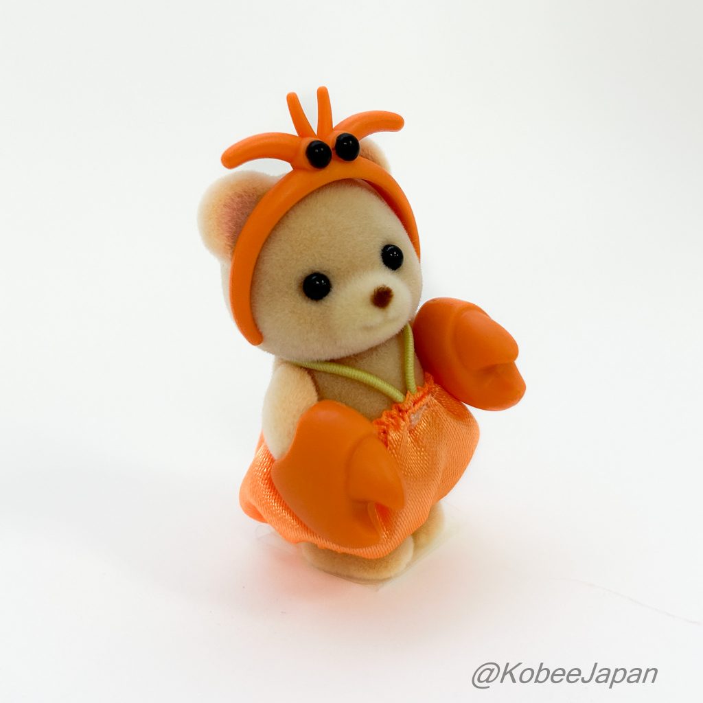 Série Amis de la Mer Bébé Bandeau et Gants Tête d'Ours Lobstar Bébé 2023 Familles Sylvanian Calico Critters