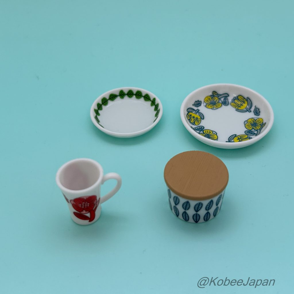 Tableware Collection 1 Nordic Style For Dollhouse Re-ment