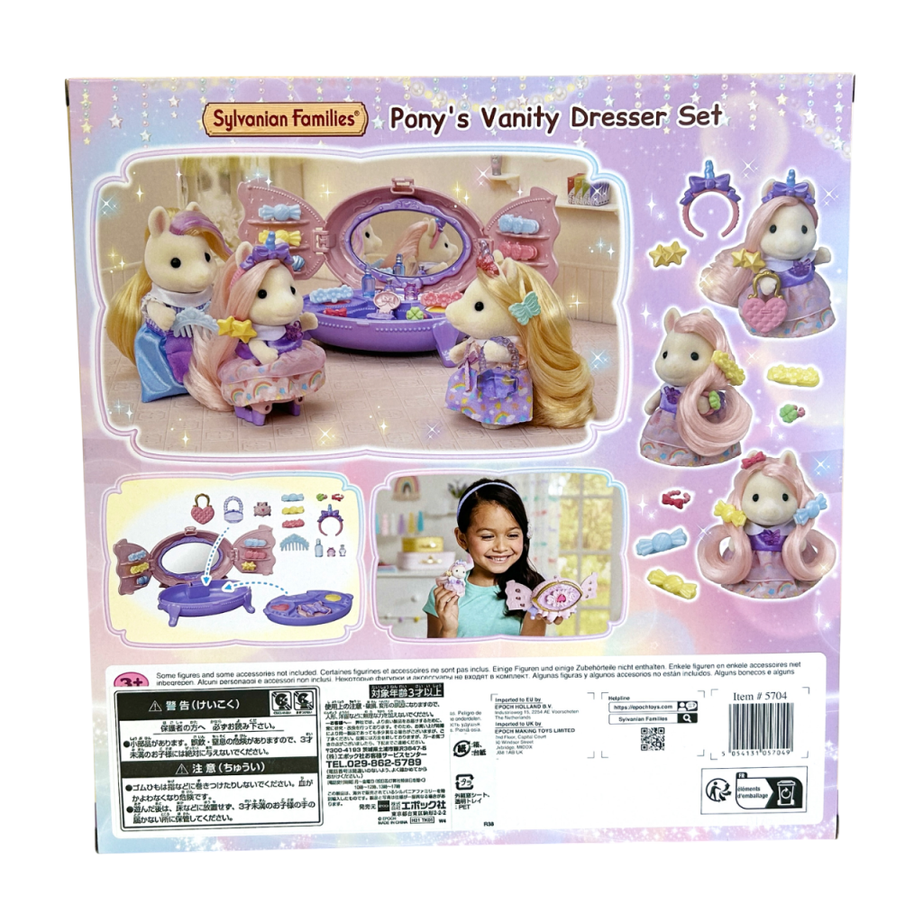 Ensemble coiffeuse Vanity de Pony 5704 Familles Sylvanian Calico Critters