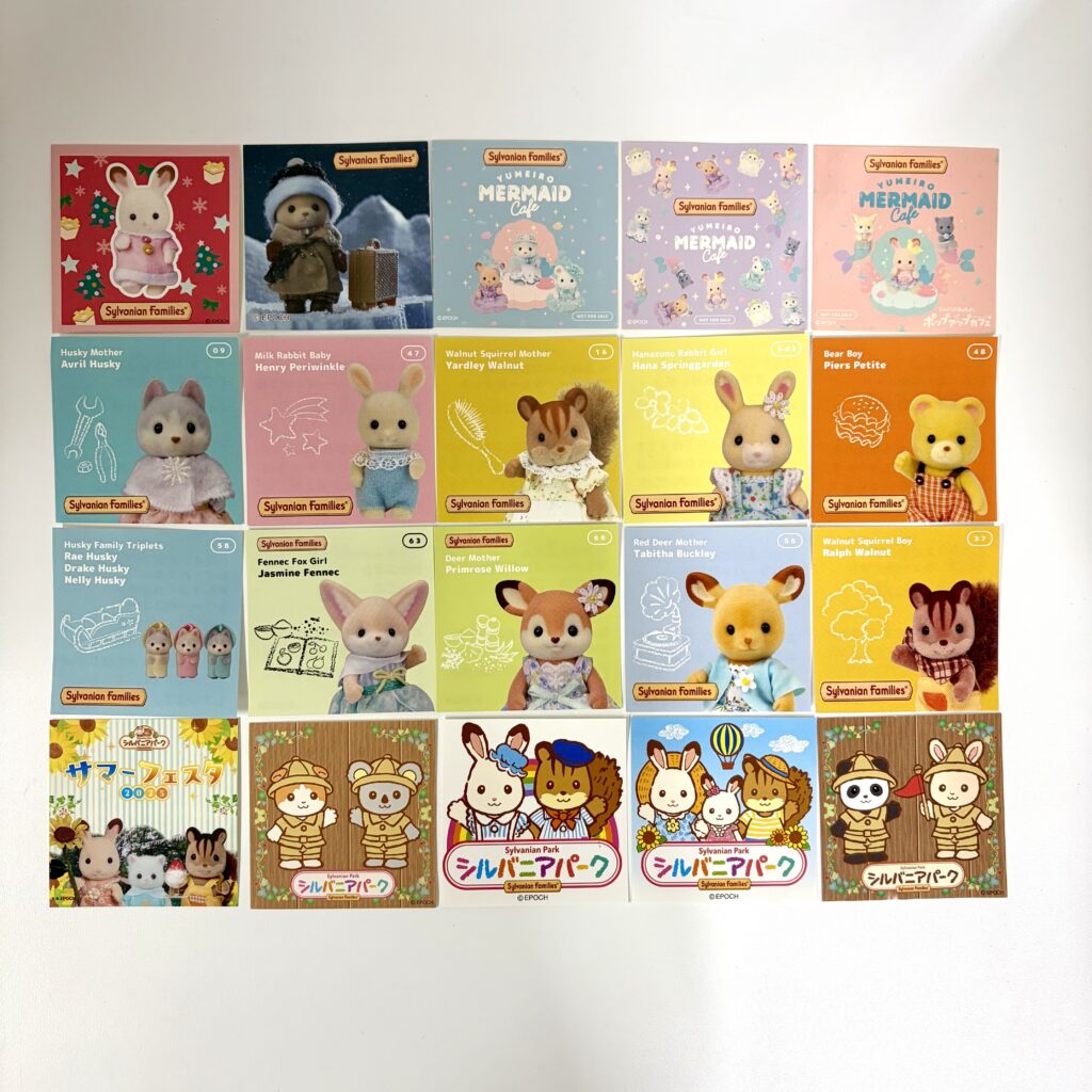 Stickers Set D Sylvanian Families Calico Critters