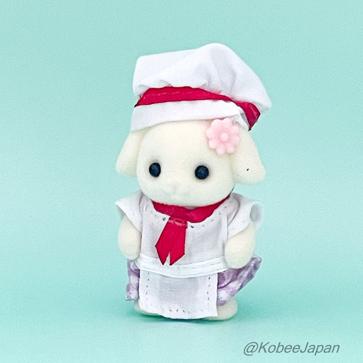 Forest Kitchen Baby Flora Rabbit Kitchen Uniform Chef 2026 Sylvanian Families Calico Critters
