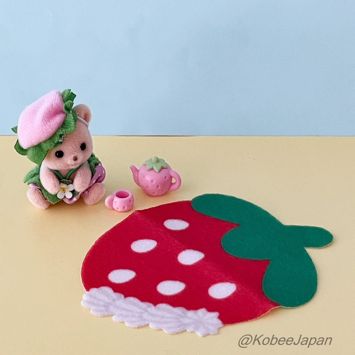 Baby Furniture Collection Strawberry Biscuit Bear Baby 2026 Sylvanian Families Calico Critters