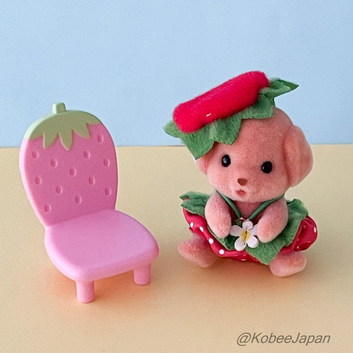 Baby Furniture Collection Strawberry Toy Poodle Baby 2026 Sylvanian Families Calico Critters