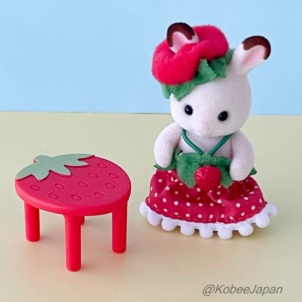 Baby Furniture Collection Strawberry Chocolate Rabbit Baby 2026 Sylvanian Families Calico Critters