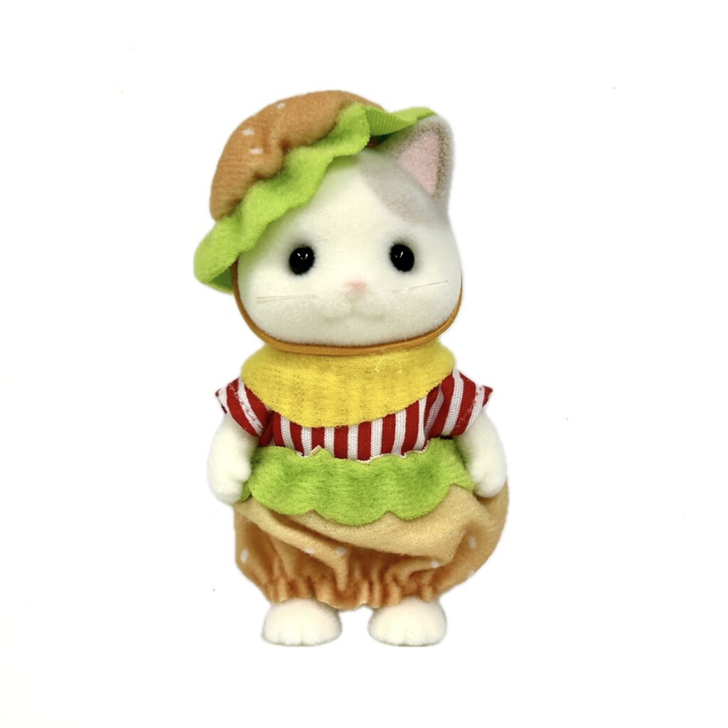 Doki doki Friends Hamburger Shop Latte Cat Girl 2026 Sylvanian Families Calico Critters