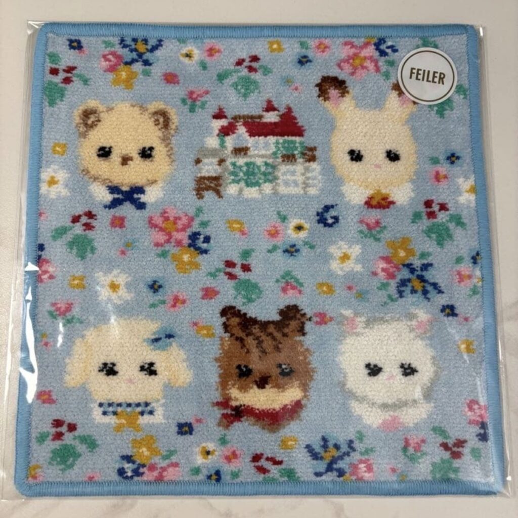 Hand Towel 25cmx25cm Pale Blue × Turquoise Blue 2026 FEILER Japan