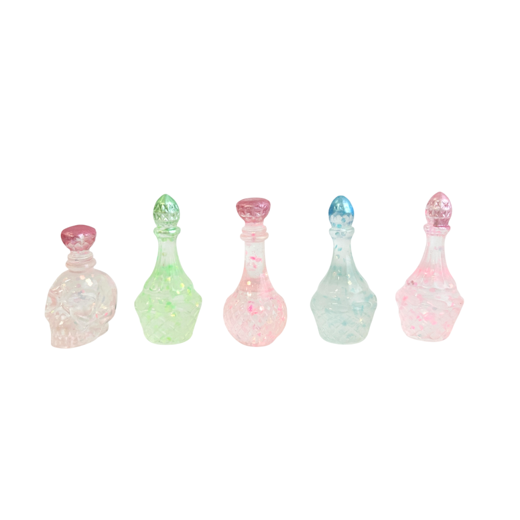 Set of 5 Liquor Bottles