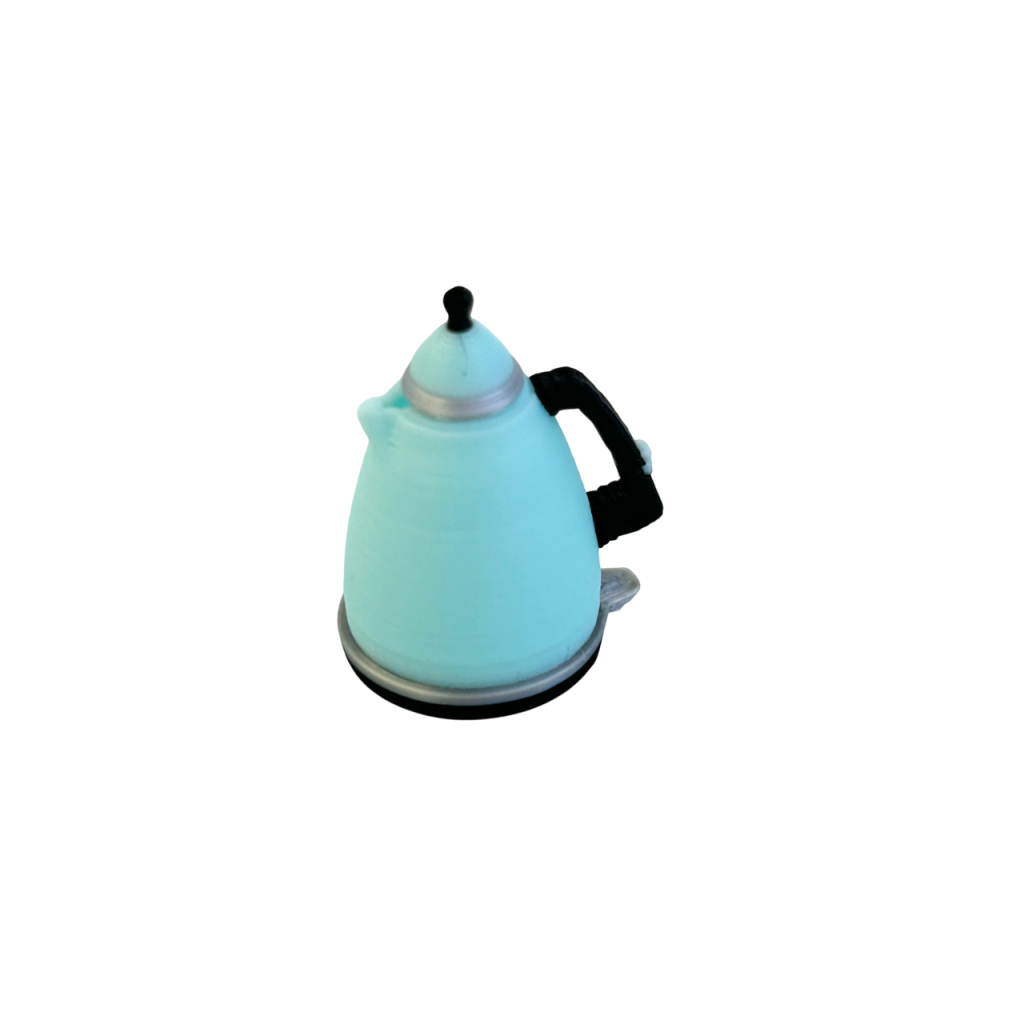 Bouilloire électrique bleue