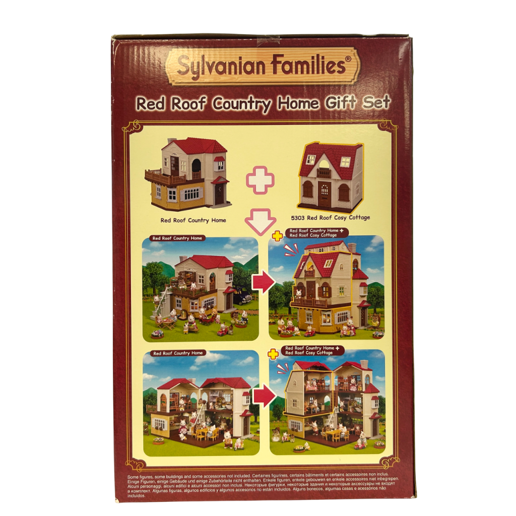 Coffret cadeau Maison de campagne Toit Rouge 5385 Familles Sylvanian Calico Critters
