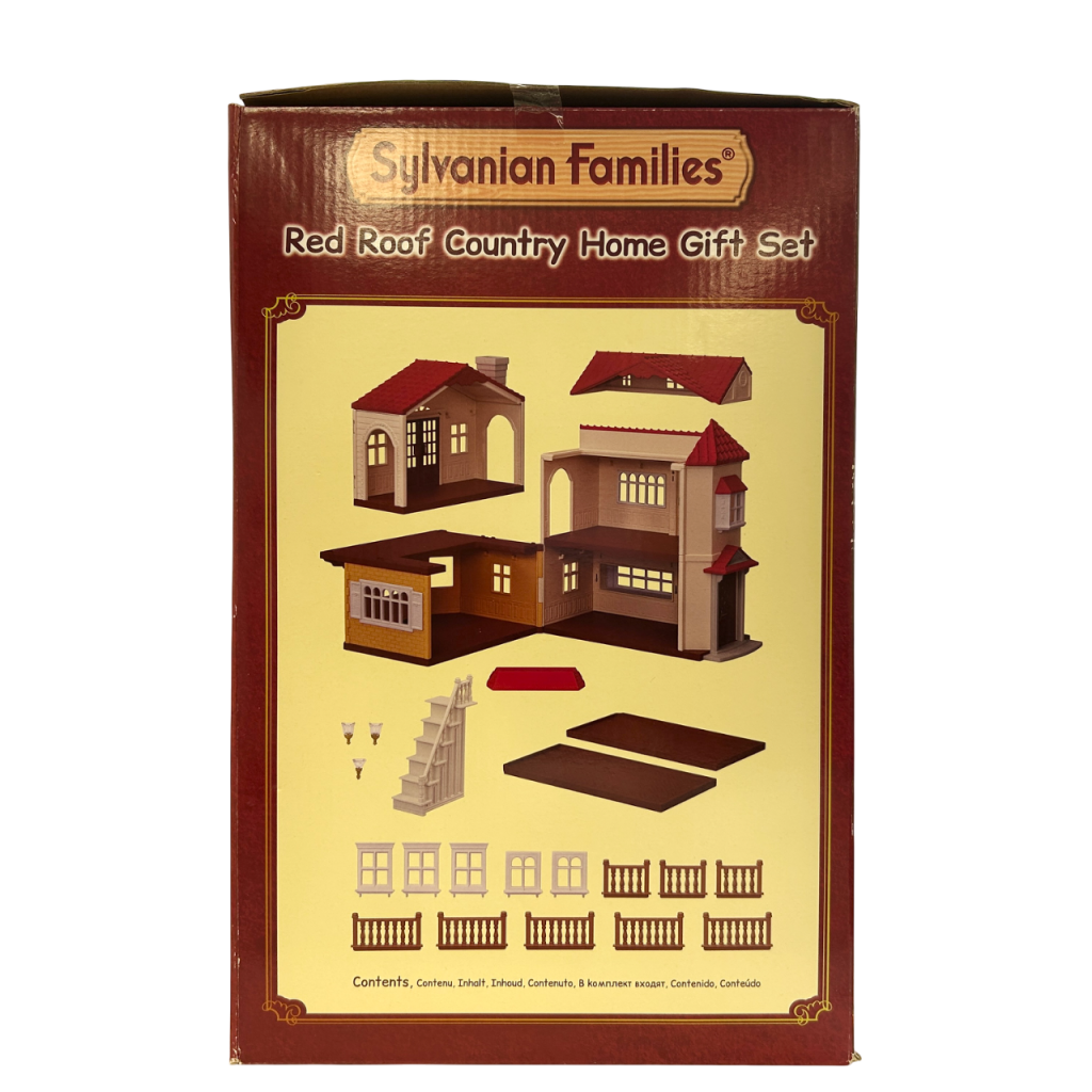 Coffret cadeau Maison de campagne Toit Rouge 5385 Familles Sylvanian Calico Critters