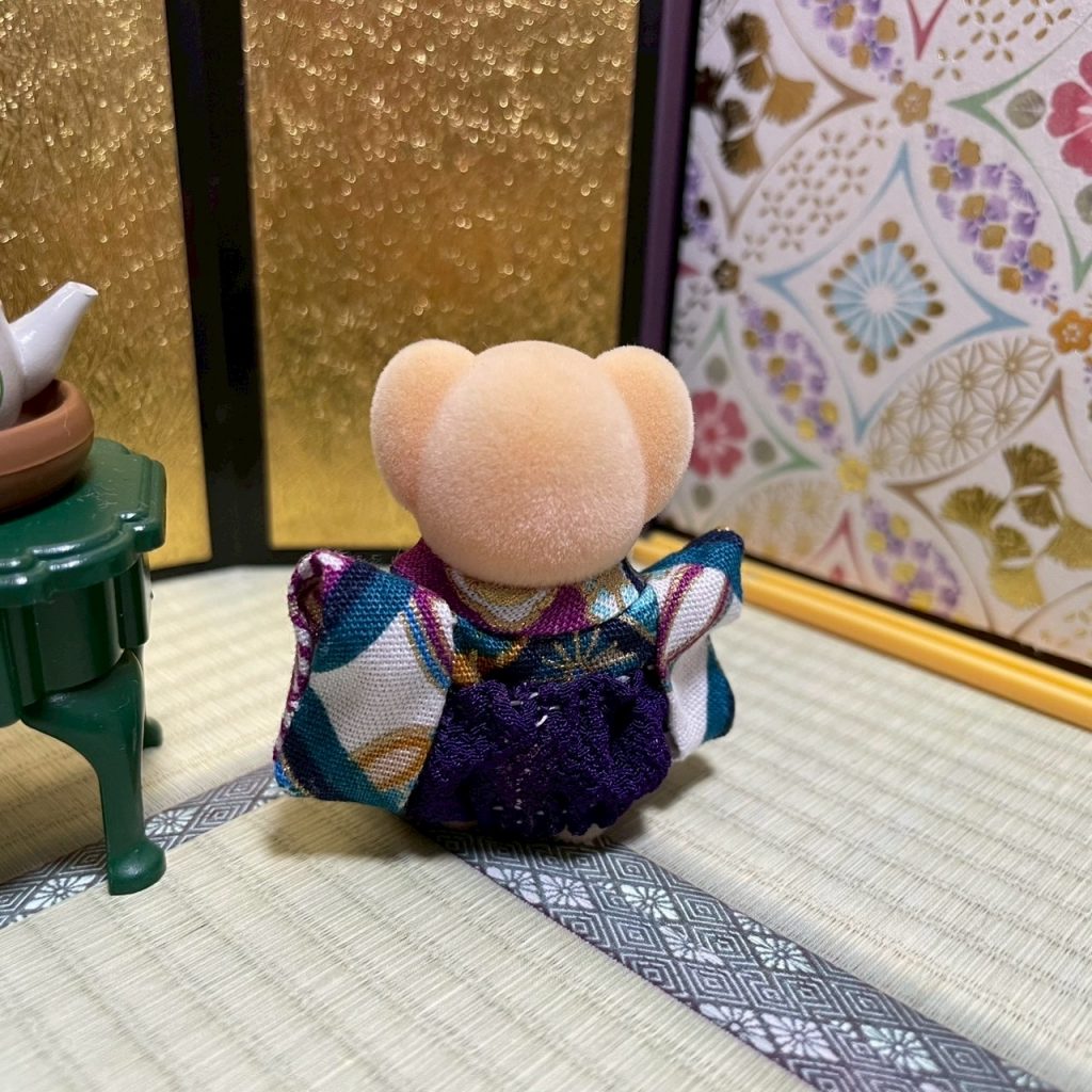 Baby Hakama 3-Piece Set F Handmade