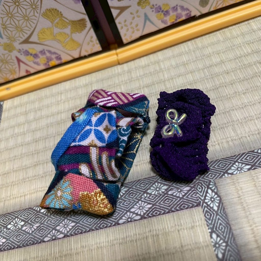 Ensemble 3 pièces Baby Hakama F fait main