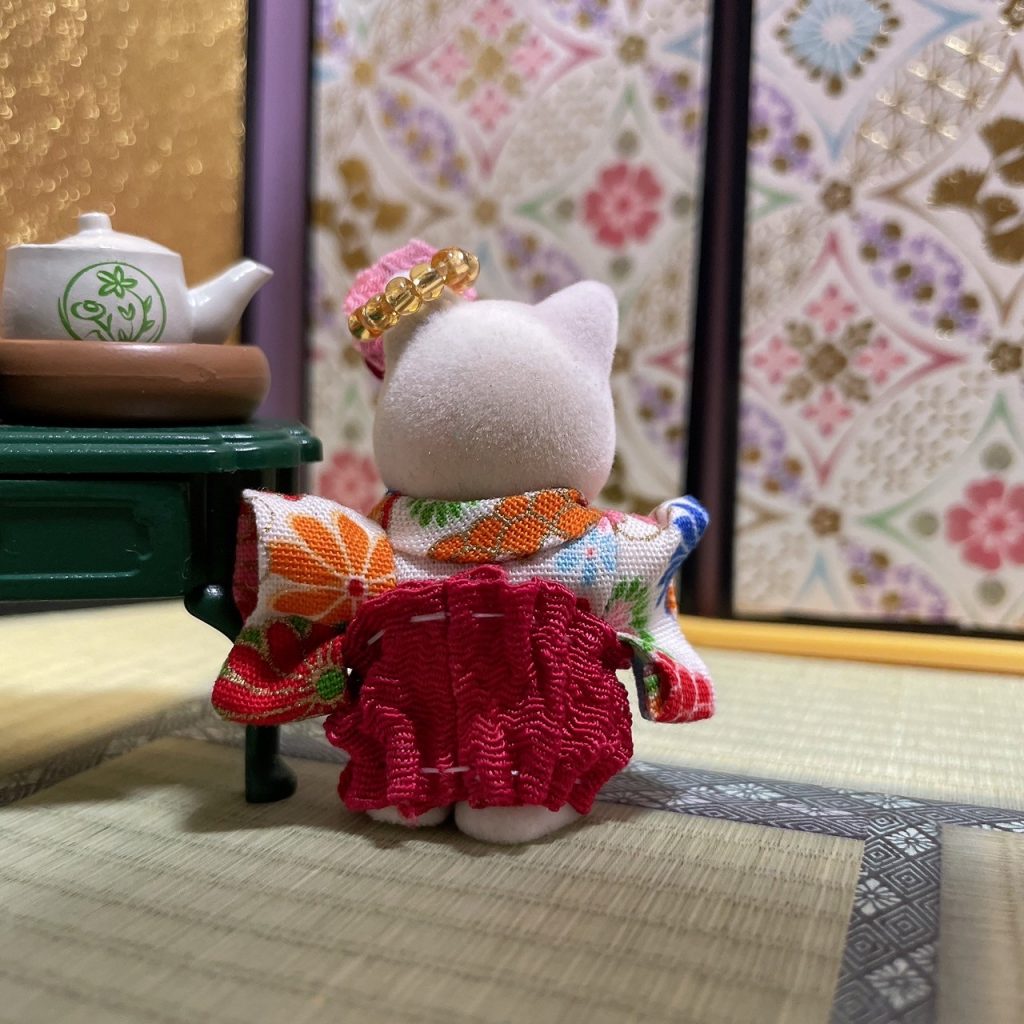 Ensemble 3 pièces Baby Hakama B Familles Sylvanian Calico Critters