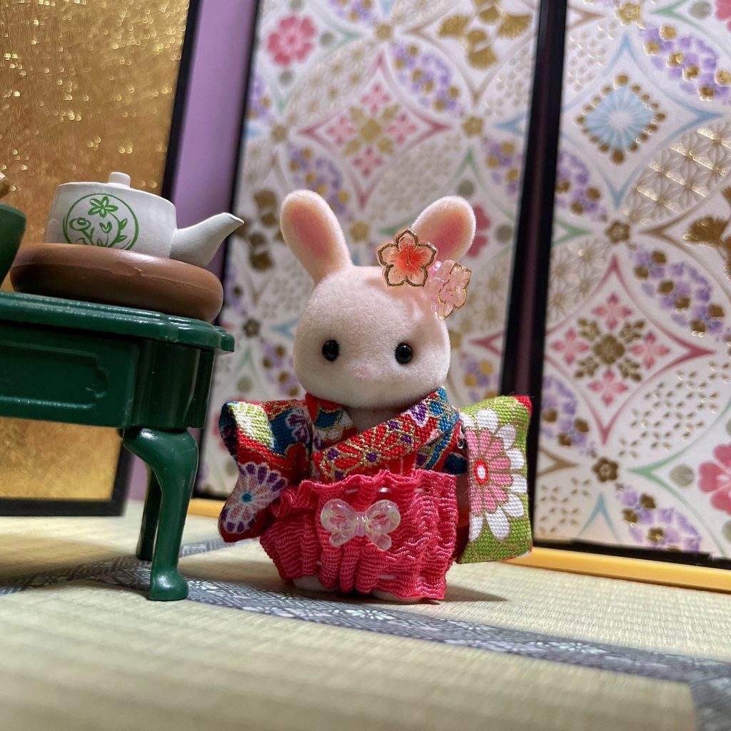 Baby Hakama 3-Piece Set F Sylvanian Families Calico Critters