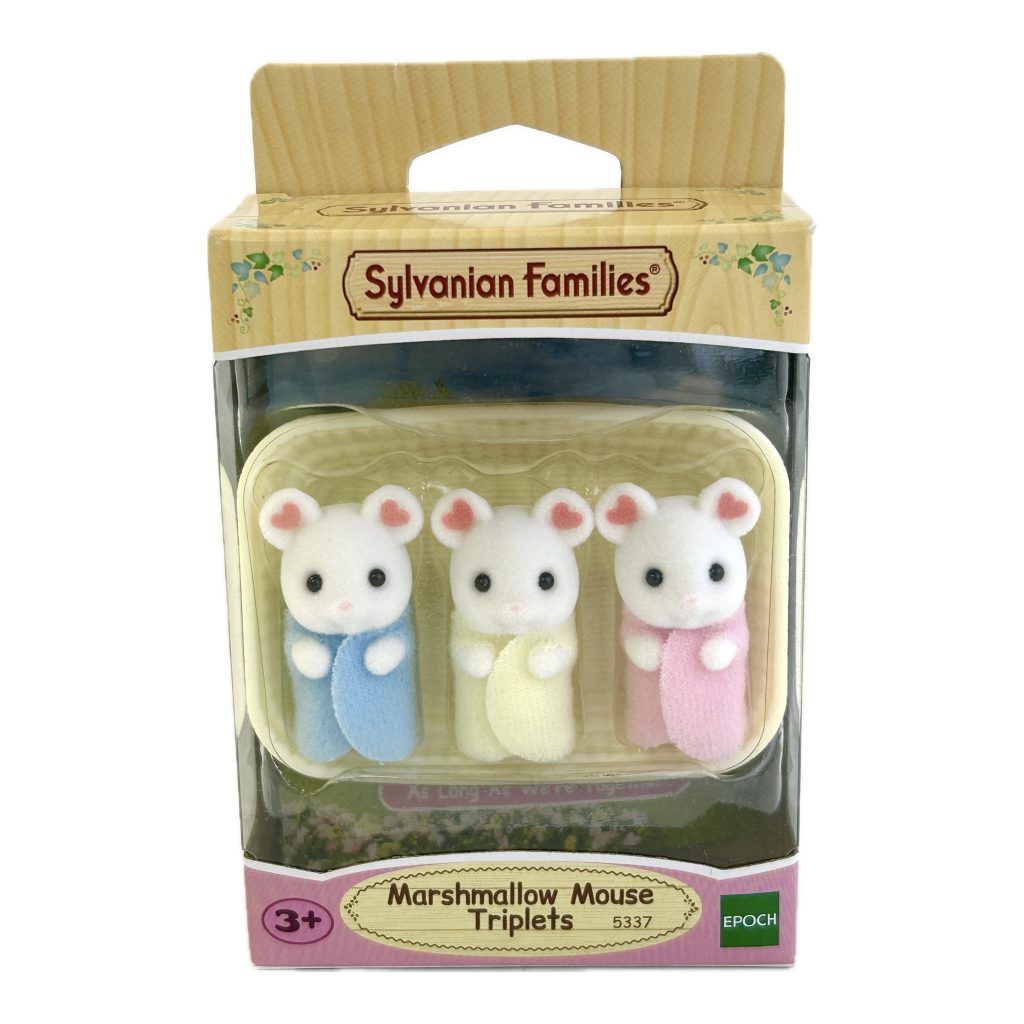 Triplés de Souris Guimauve 5337 Familles Sylvanian Calico Critters