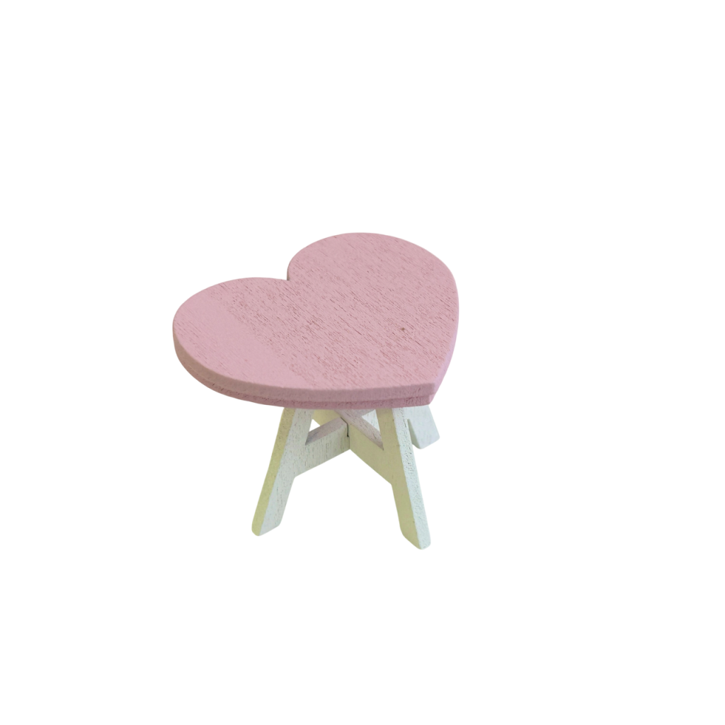 Chaise Bébé Miniature Série Cœur