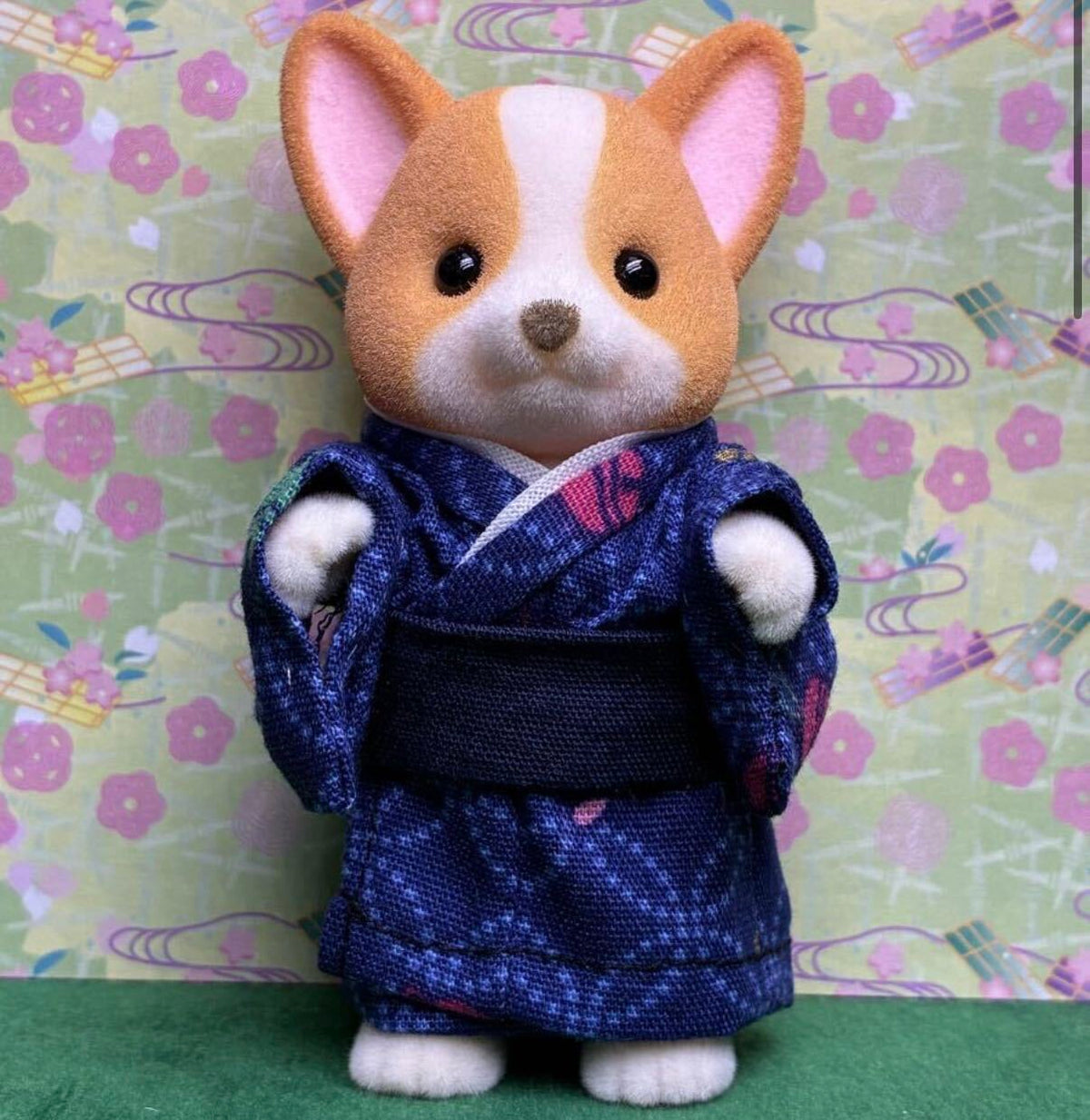 Blue Kimono Set for Father Handmade