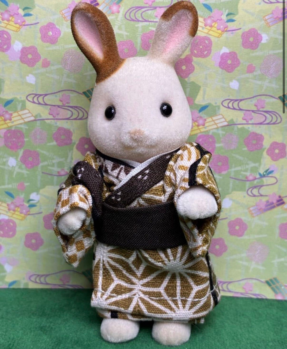 Brown Kimono Set for Father Handmade