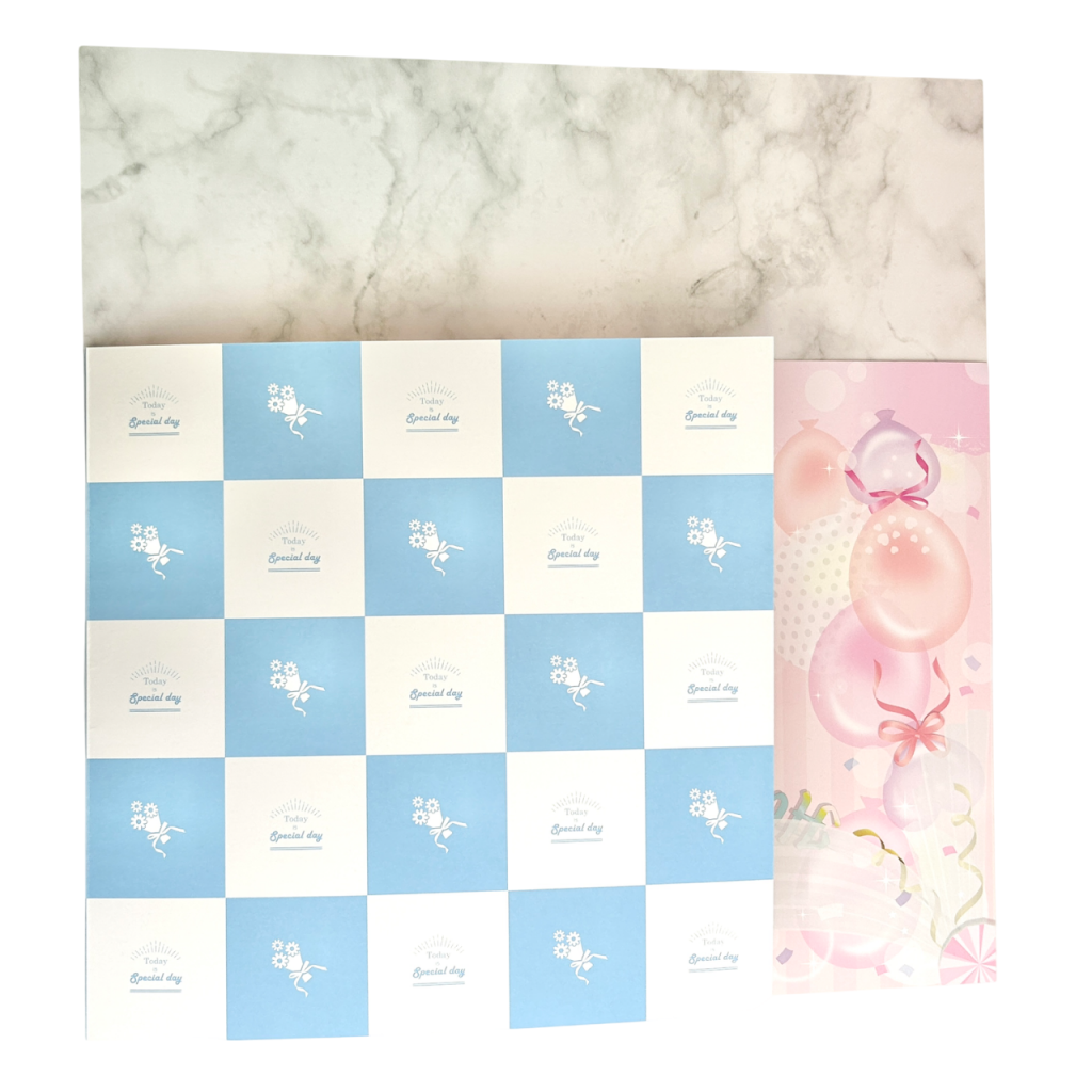 Double-Sided Background Board B4 Size Dreamy Cute Party Room Seria