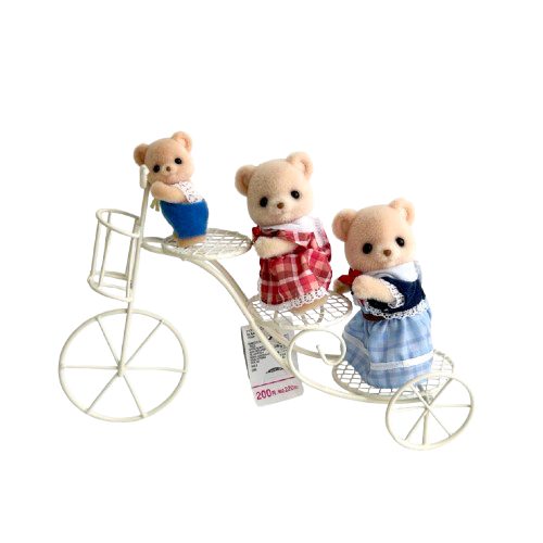 Iron Tricycle Blanc DAISO