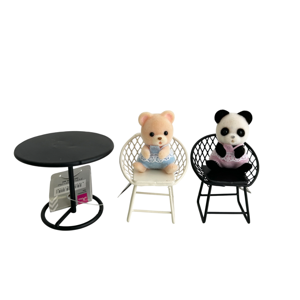 Iron Chair White DAISO