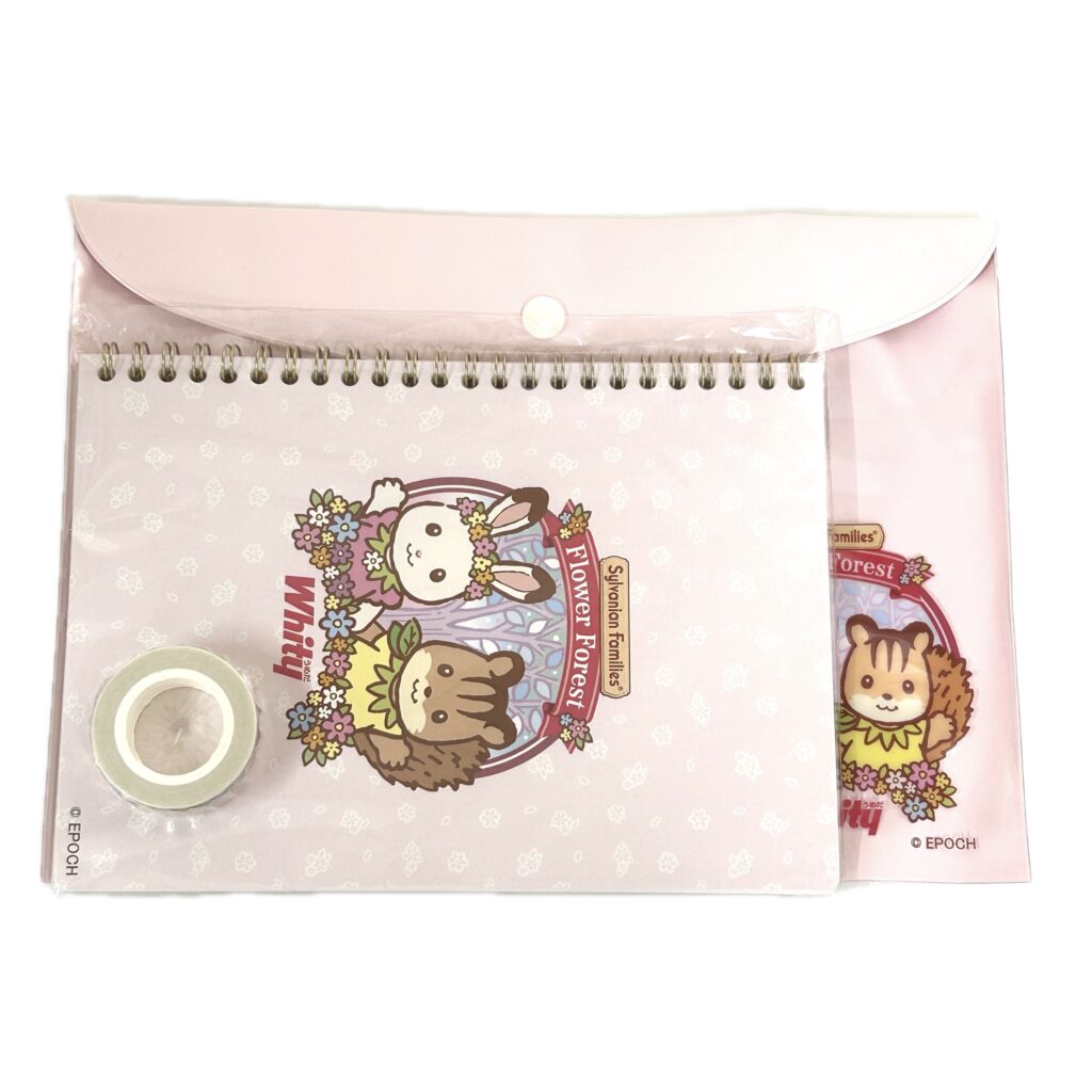 Whity Umeda Collaboration Stationery Set Sylvanian Families Calico Critters