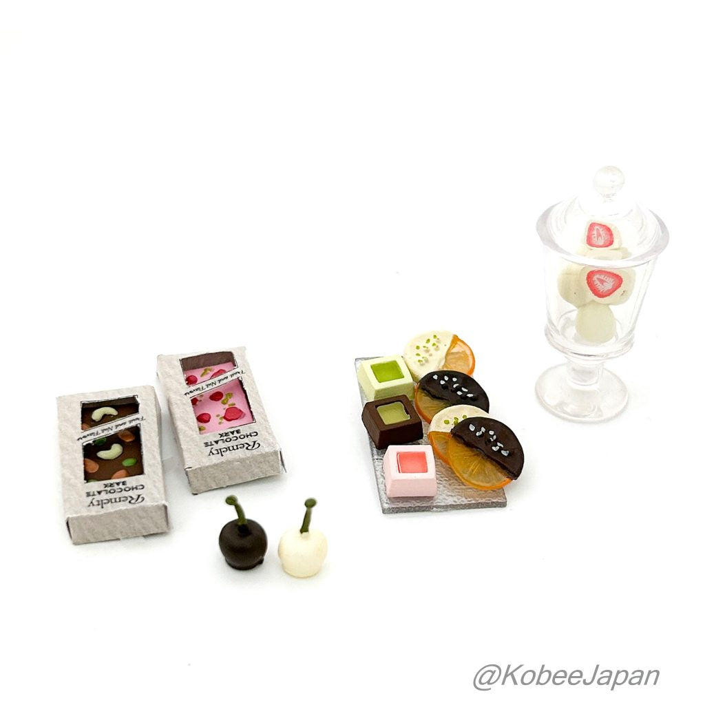 Petit Chocolaterie 3 Chocolats aux fruits doux et acidulés Re-ment