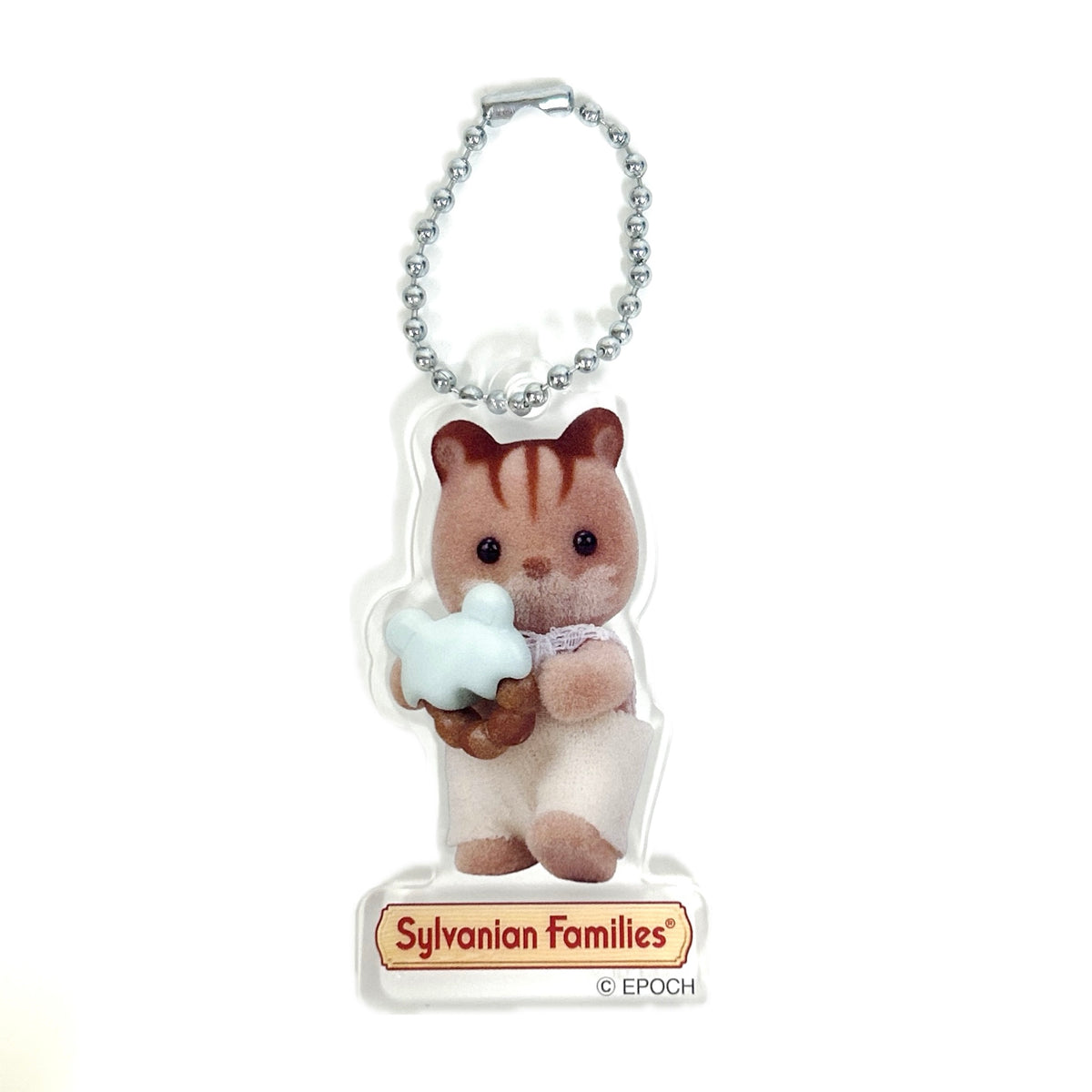 Key Chain Baby Acrylic Donut Walnut Squirrel 2026 Sylvanian Families Calico Critters