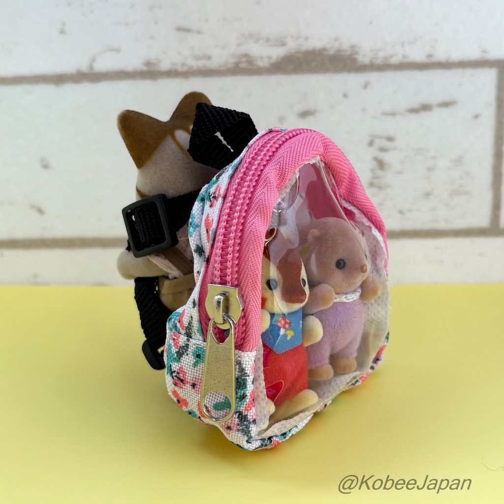 Capsule Toy Miniature Doll Backpack Blue BUNBUN