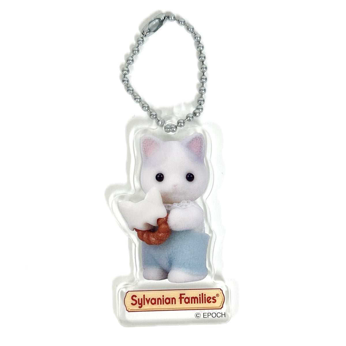 Key Chain Baby Acrylic Donut Latte Cat 2026 Sylvanian Families Calico Critters