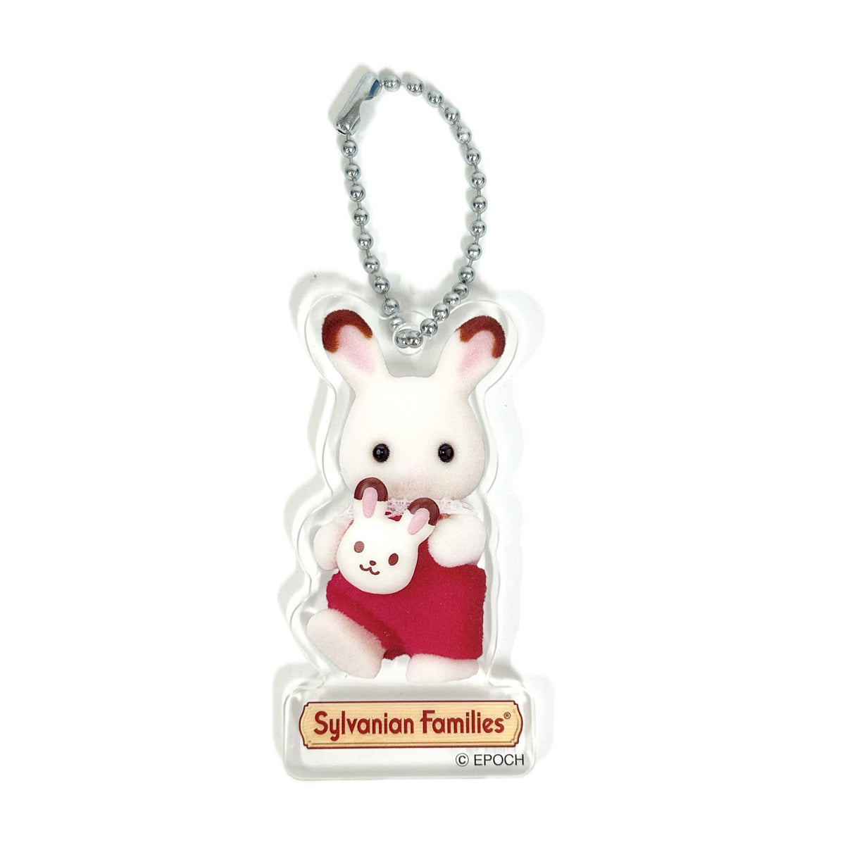 Key Chain Baby Acrylic Donut Chocolate Rabbit 2026 Sylvanian Families Calico Critters