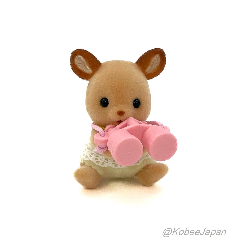 Baby Camping Series Deer Baby With Binoculars Sylvanian Families Calico Critters
