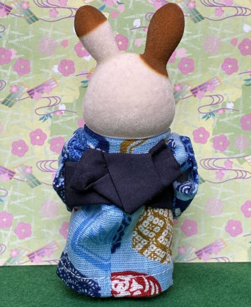 Kimono bleu clair pour grand frère fait main