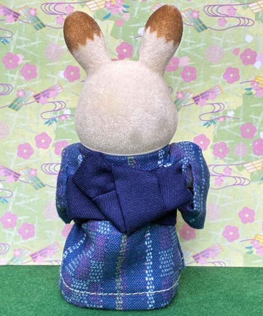 Kimono bleu fait main pour grand frère