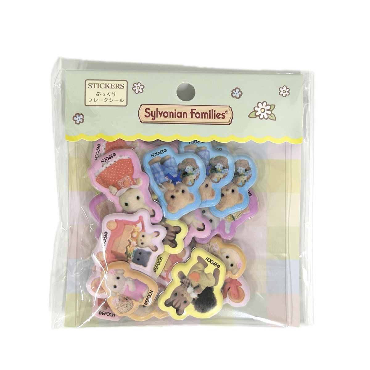 Puffy Flake Stickers Sylvanian Families Calico Critters