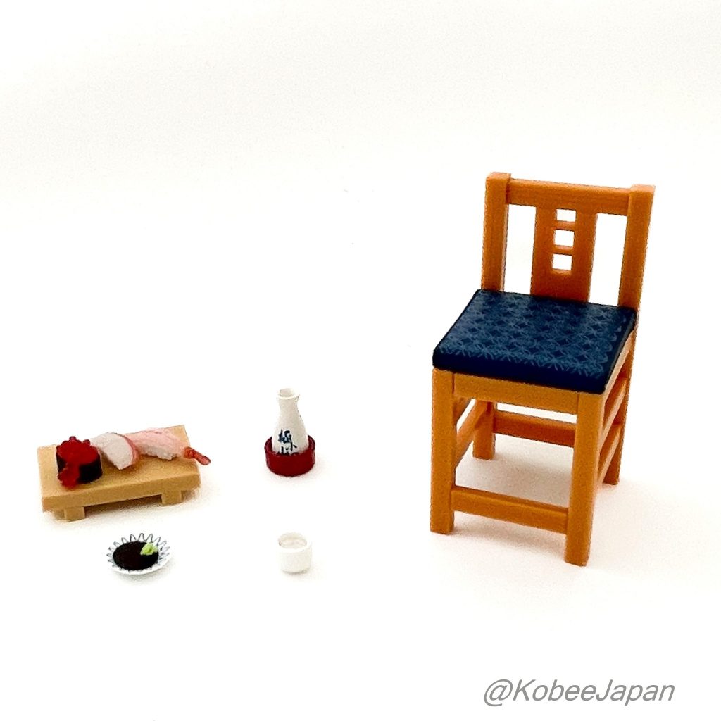 Restaurante de Sushi 6 Sake Japonés Re-ment