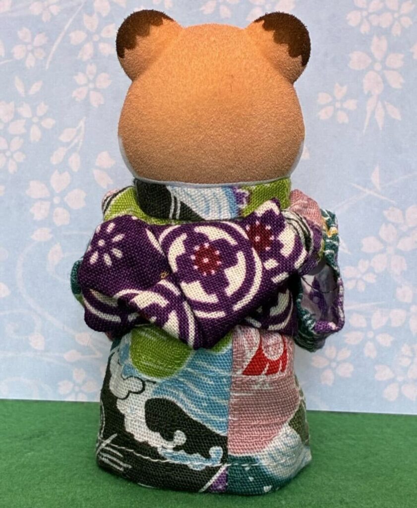 Green Kimono for Father Handmade