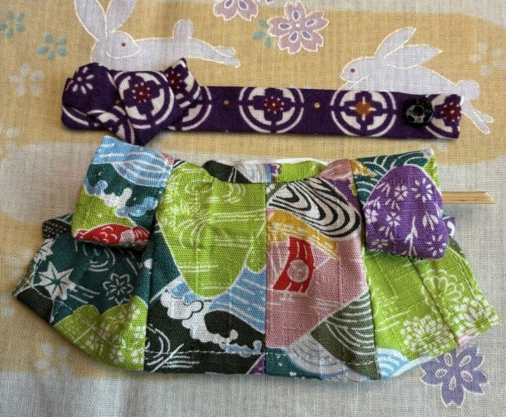 Green Kimono for Father Handmade