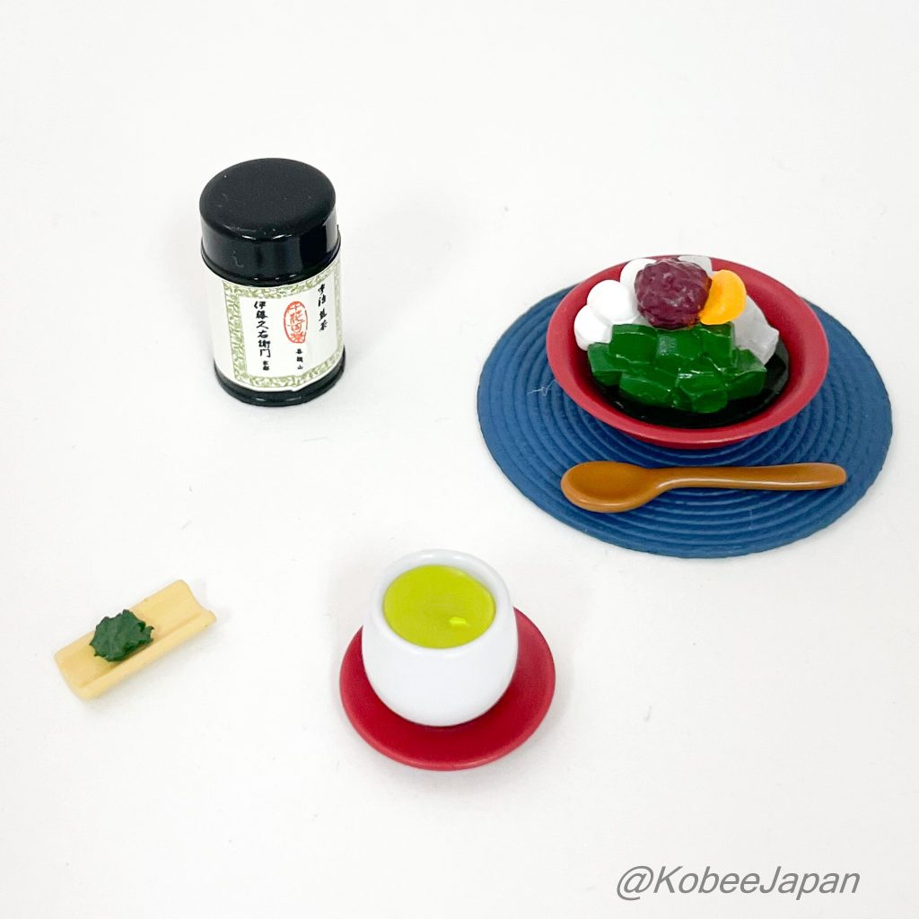 Kyoto Ujicha Itohkyuemon 4 Matcha Anmitsu Re-ment